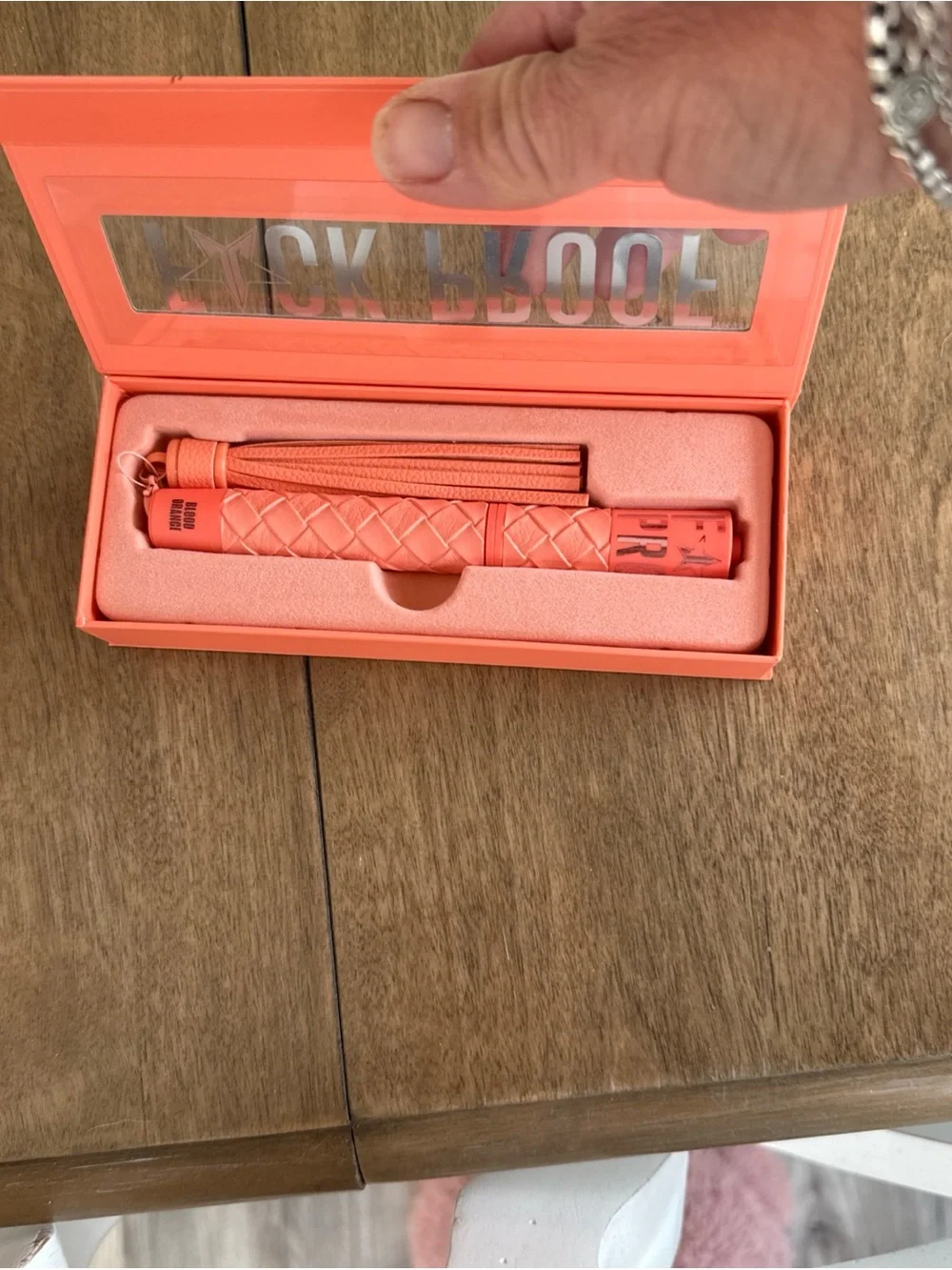 NIB Jeffree Star F*ck Proof Blood Orange   Mascara Full Size 8ml
